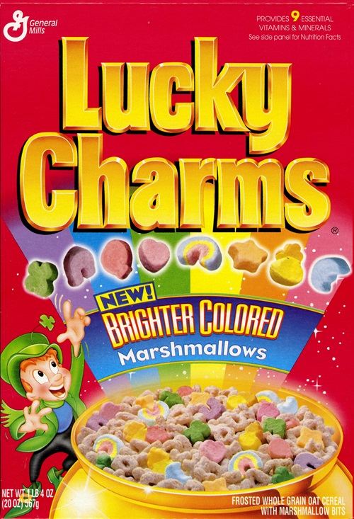 Lucky Charms 1995 box