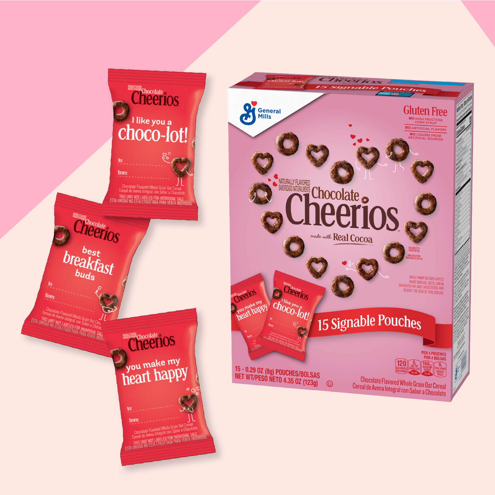 Chocolate Cheerios Signable Pouches
